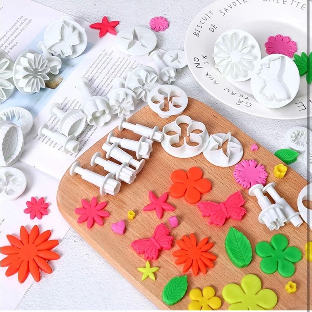 5for$10 36PC Fondant Cake Cookie Sugarcraft Variety Shape Decorating Mold